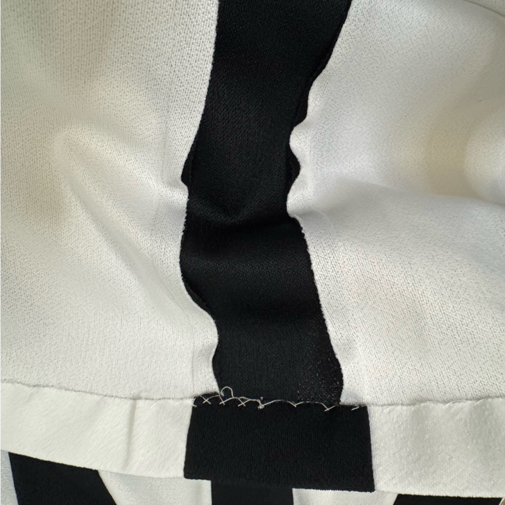 Vintage 60s/70s maxi Dress Harlequin Fit and Flare Size Medium Black and White - Picture 8 of 13